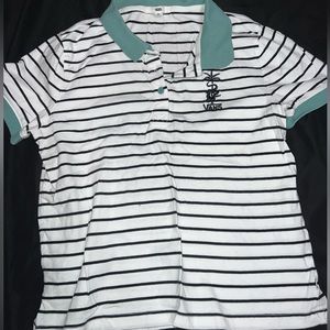 Vans collared crop top